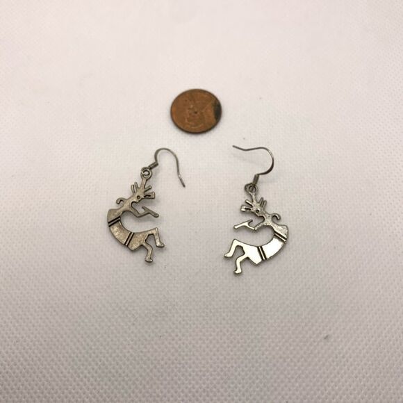 Vintage Kokopelli Earrings  - Picture 1 of 2